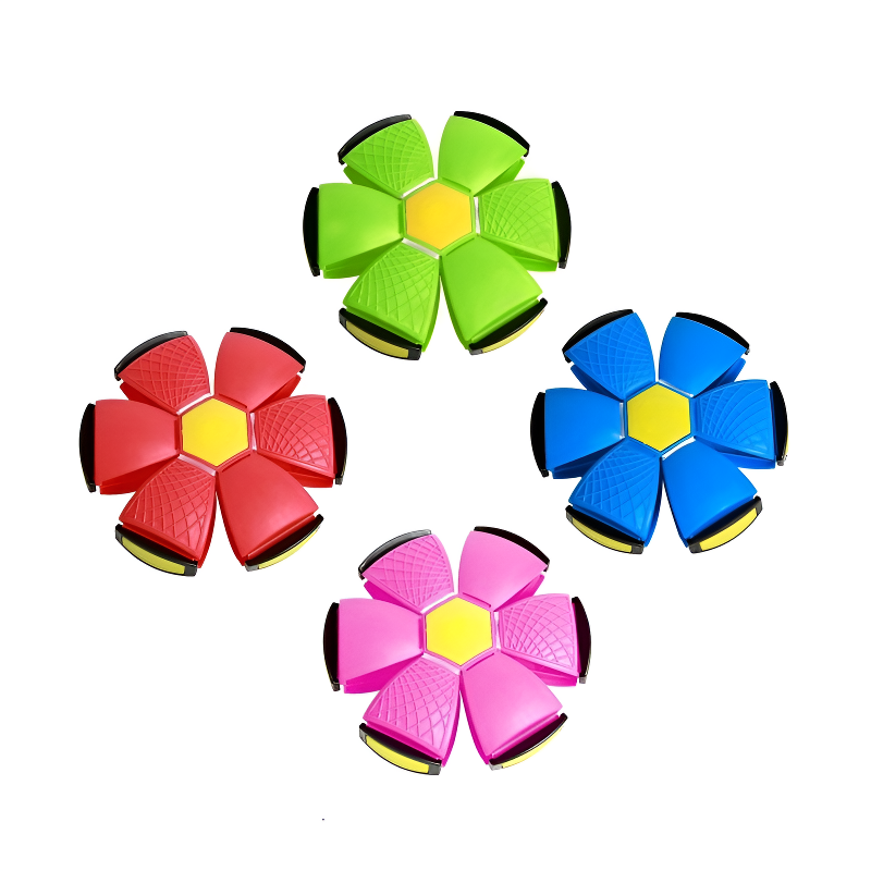 Kids Transforming UFO Disc Bouncing Ball Outdoor Sports Toy