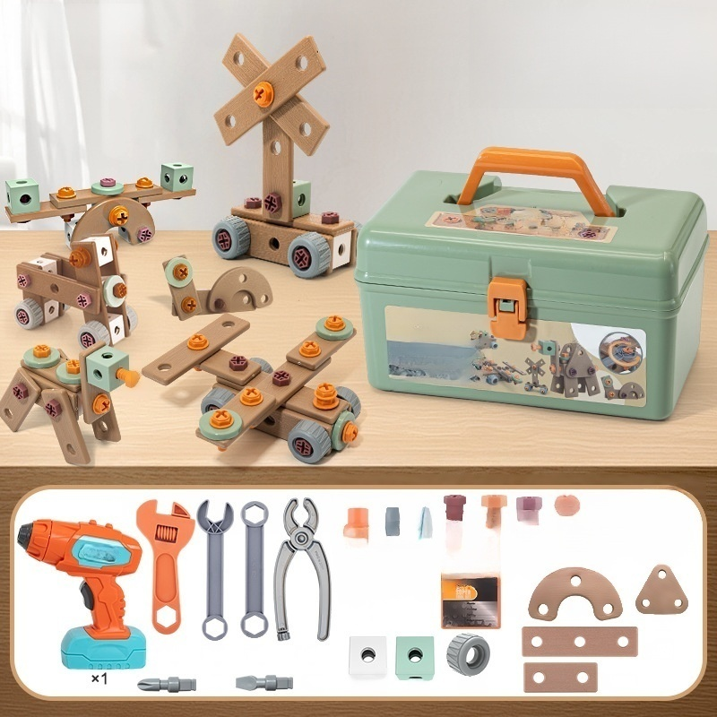 Children's Electric Simulation Drill Repair Toy Set