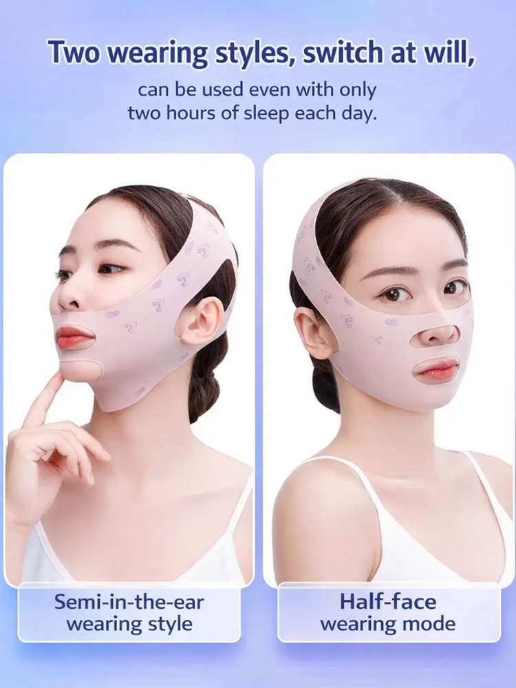 Anti-gravity V-face lifting sculpture