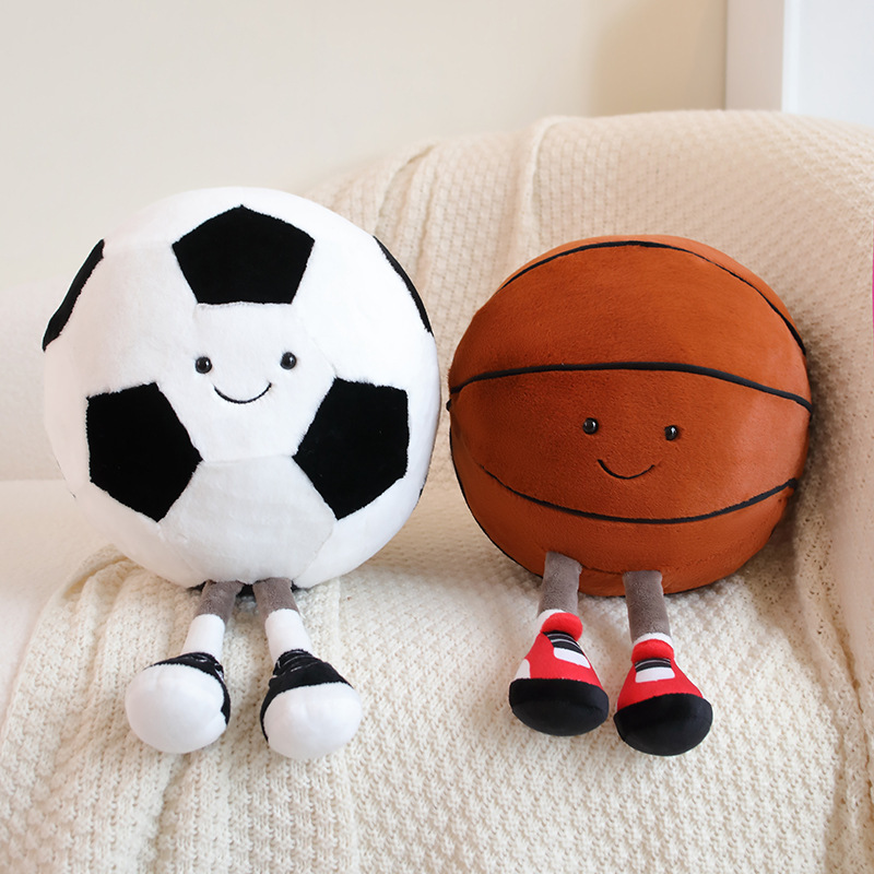 Cute Sports Ball Plush Pillow Toy 