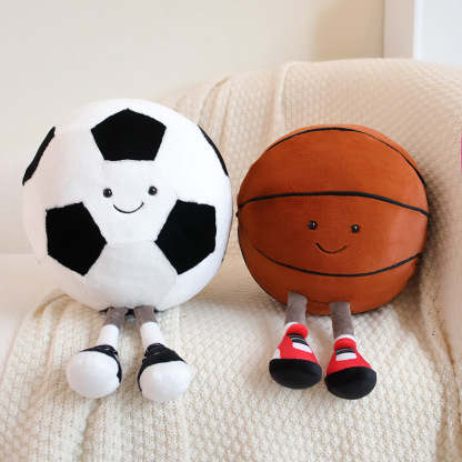 Cute Sports Ball Plush Pillow Toy 