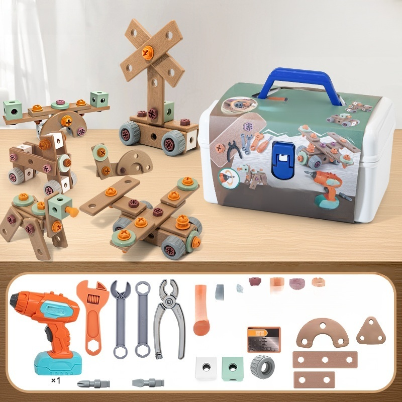 Children's Electric Simulation Drill Repair Toy Set