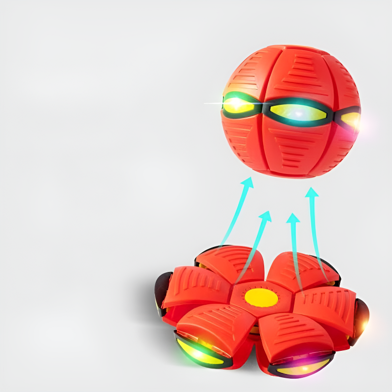 Kids Transforming UFO Disc Bouncing Ball Outdoor Sports Toy