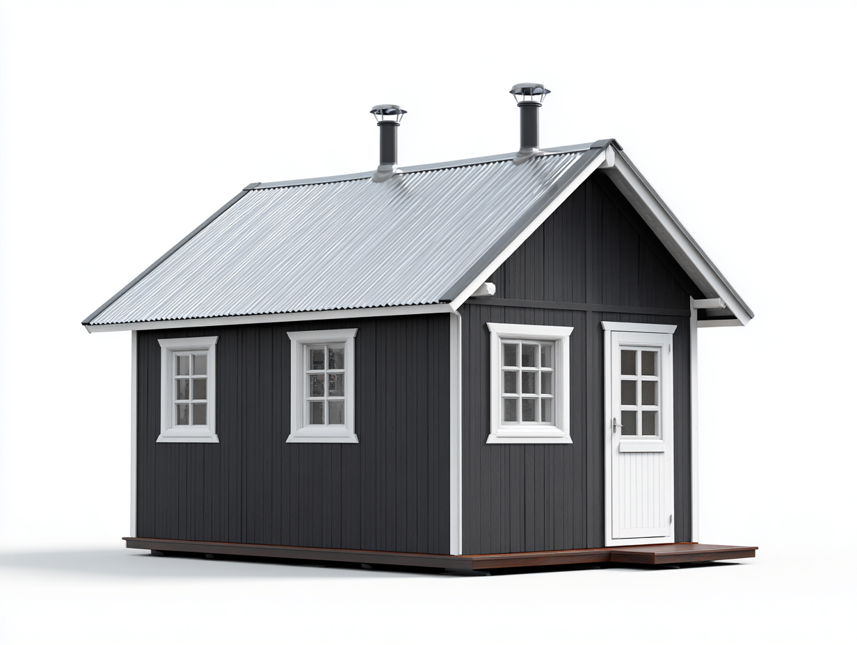 Garden Shed wooden garden shed 300x240x260 cm - Dark Grey-White-Light Grey - Classic outdoor storage design-Dengethub