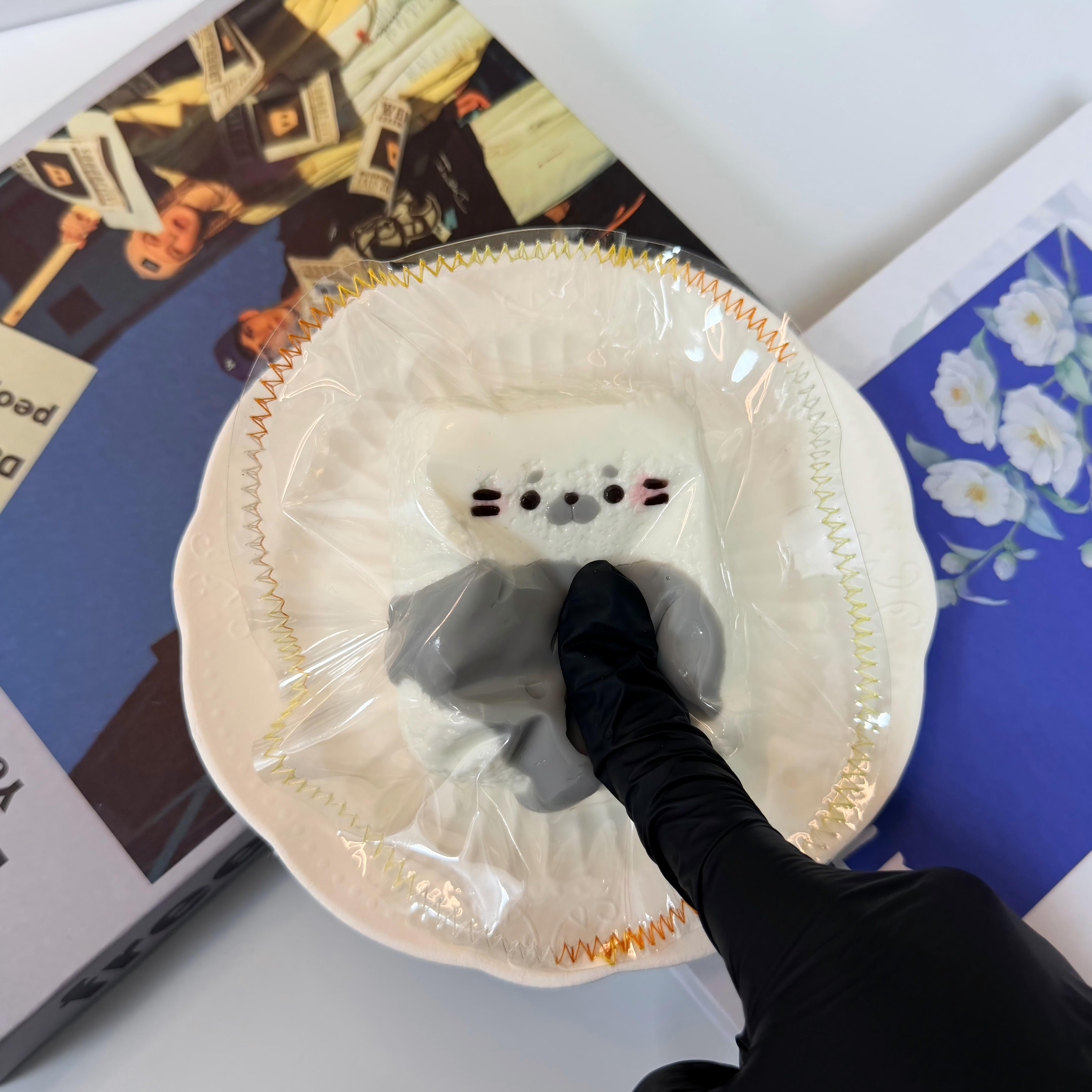 Square Animal，ねんねる，押して潰せるおもちゃ，ストレス解消おもちゃ，食べられません.Squishy，Stress Relief Toy，high-quality handmade product. Not a food item.  A perfect gift.