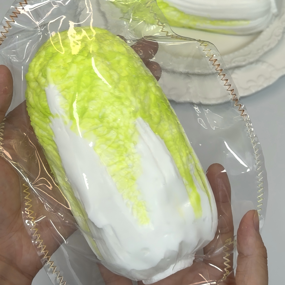 Chinese Cabbage，ねんねる，押して潰せるおもちゃ，ストレス解消おもちゃ，食べられません.Squishy，Stress Relief Toy，high-quality handmade product. Not a food item.  A perfect gift.