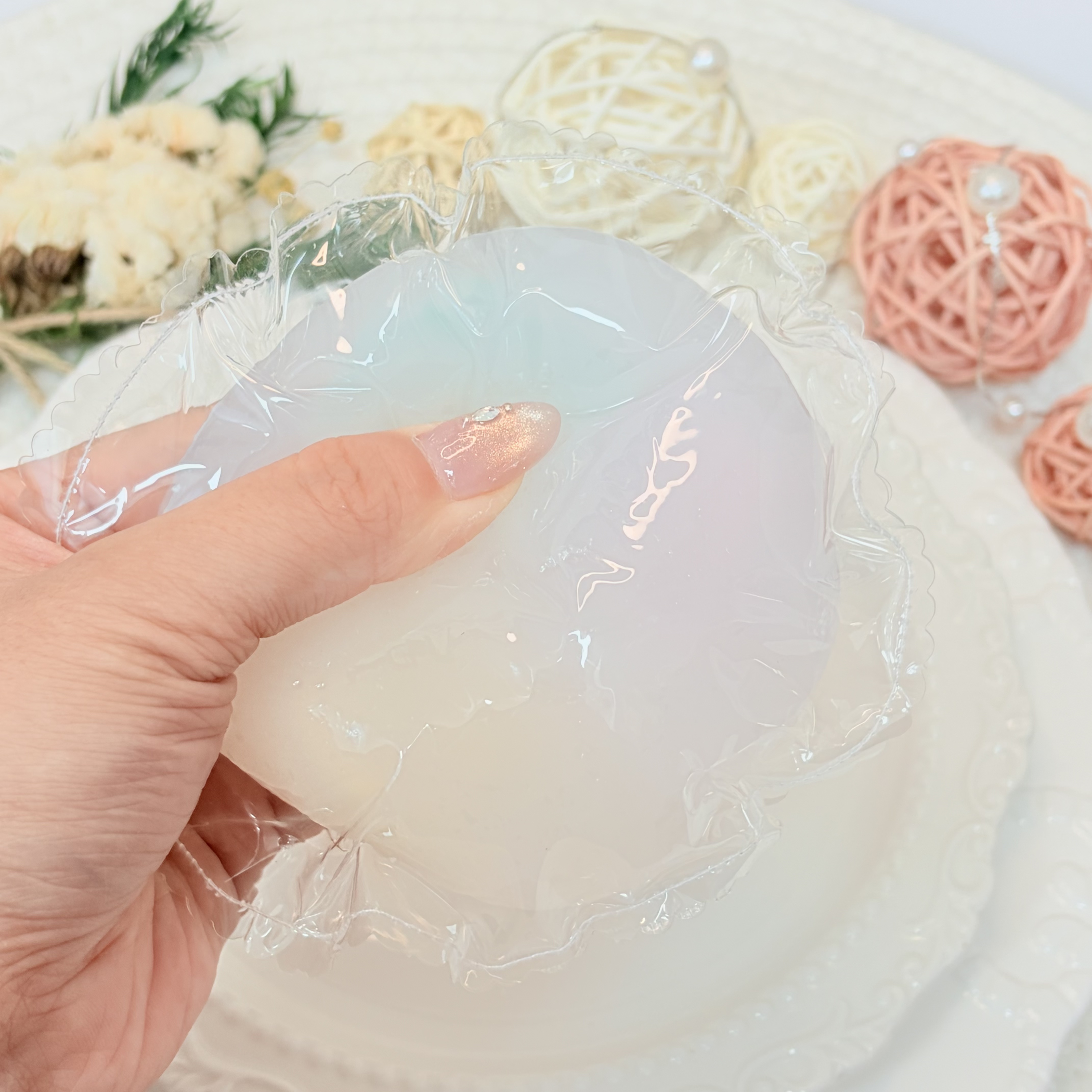 Colorful Filling Coconut Oil，ねんねる，押して潰せるおもちゃ，ストレス解消おもちゃ，食べられません.Squishy，Stress Relief Toy，high-quality handmade product. Not a food item.  A perfect gift.