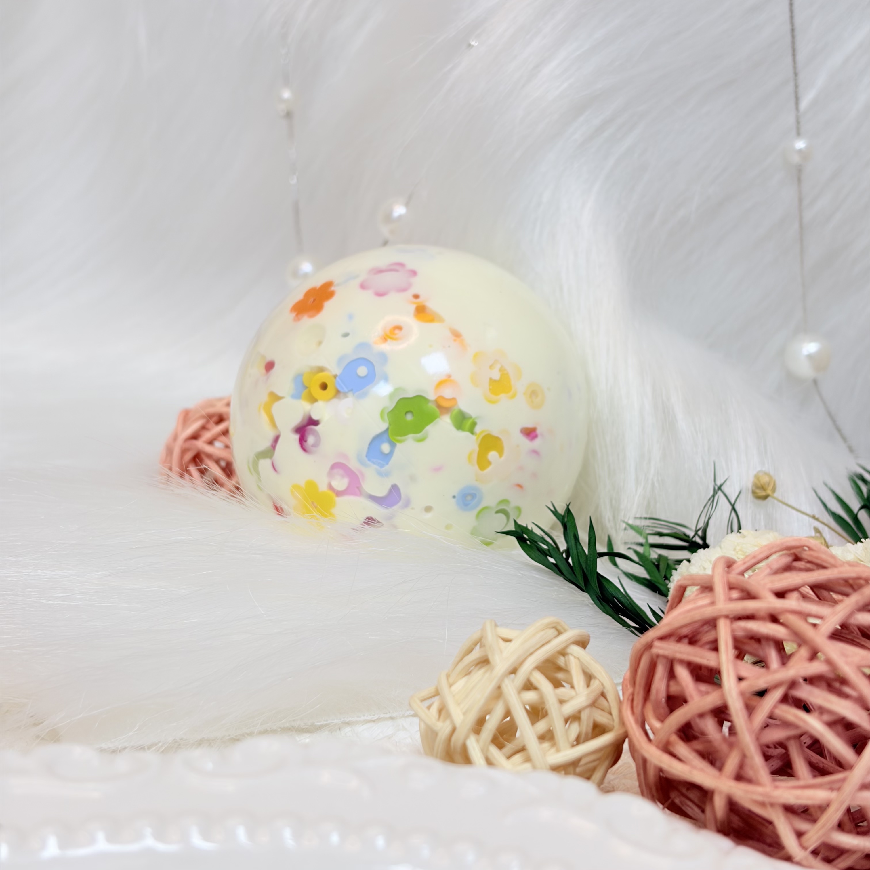 上品で夢のような雰囲気、形が作りやすい、前例のない手触り、ハンドメイドのボール型おもちゃ.unprecedented hand feel，handmade toy ball.