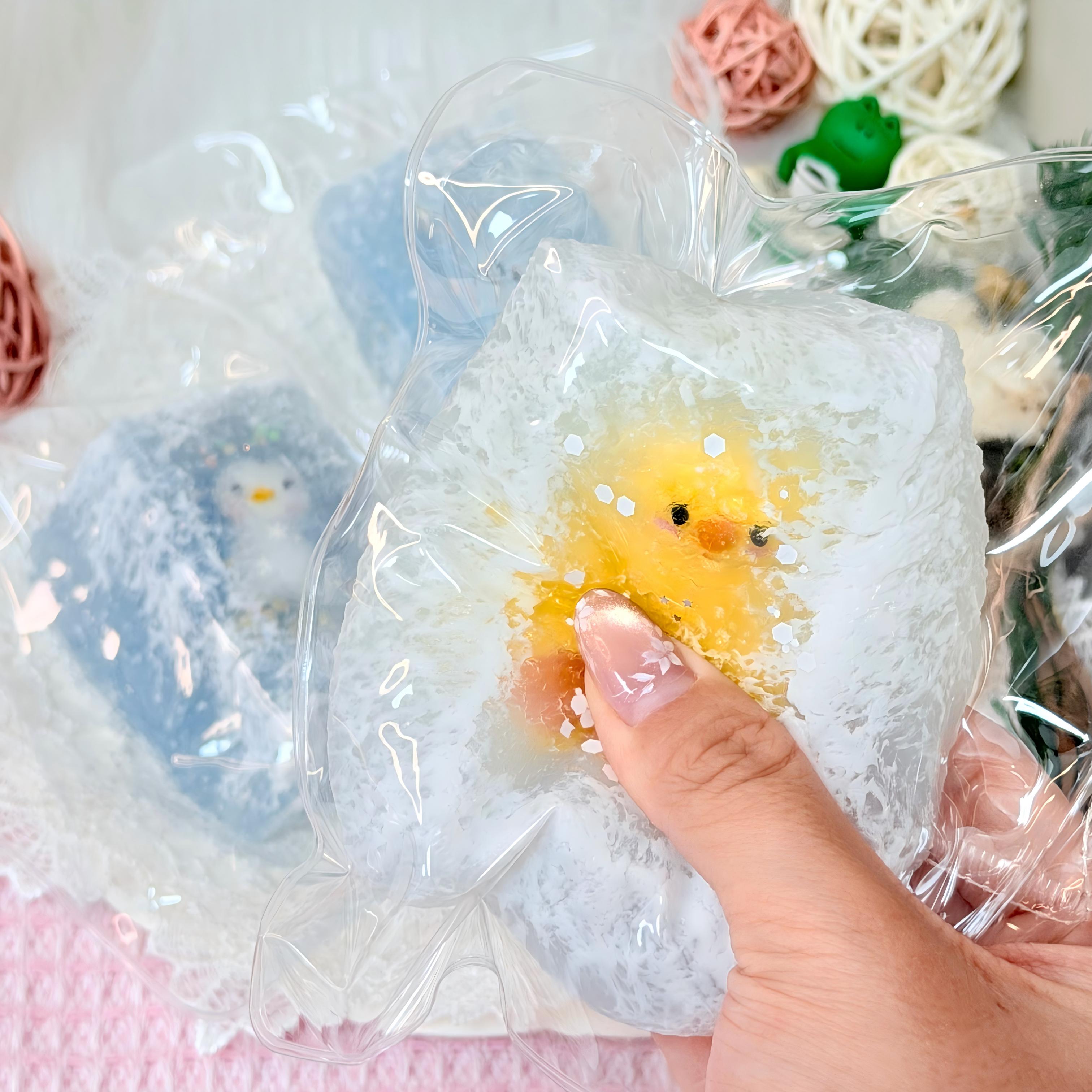 【泥っぽい感じ】Frozen World，，ねんねる，押して潰せるおもちゃ，ストレス解消おもちゃ，食べられません.Squishy，Stress Relief Toy，high-quality handmade product. Not a food item.  A perfect gift.