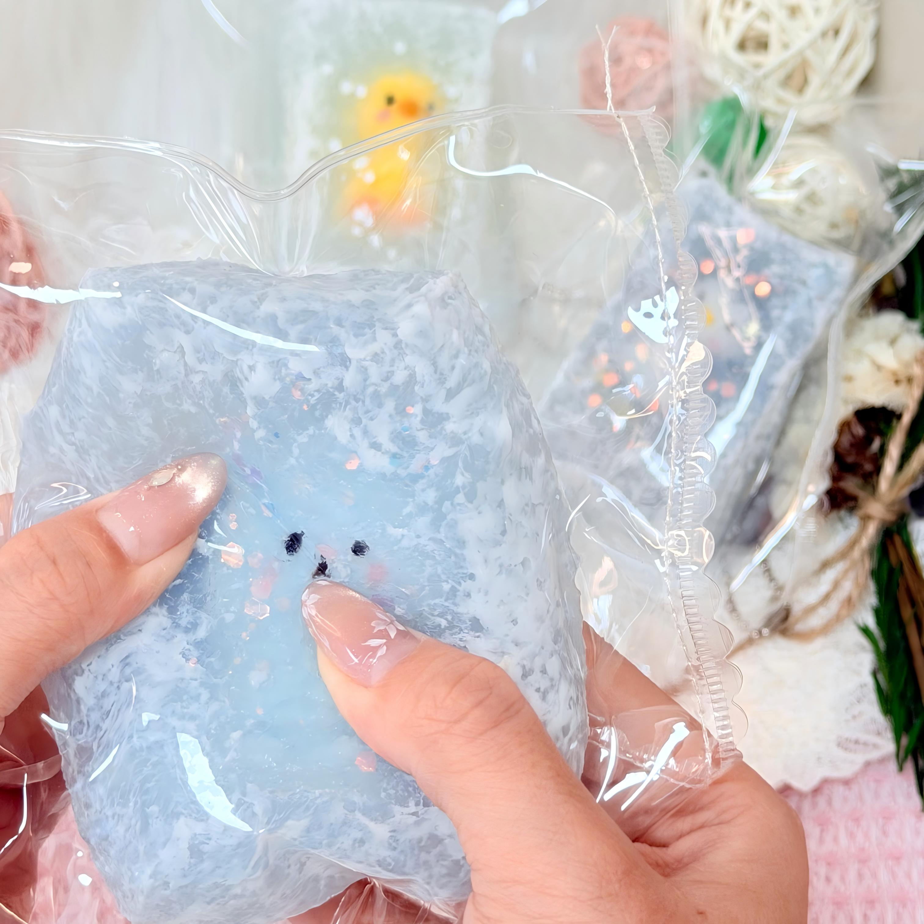 【泥っぽい感じ】Frozen World，，ねんねる，押して潰せるおもちゃ，ストレス解消おもちゃ，食べられません.Squishy，Stress Relief Toy，high-quality handmade product. Not a food item.  A perfect gift.