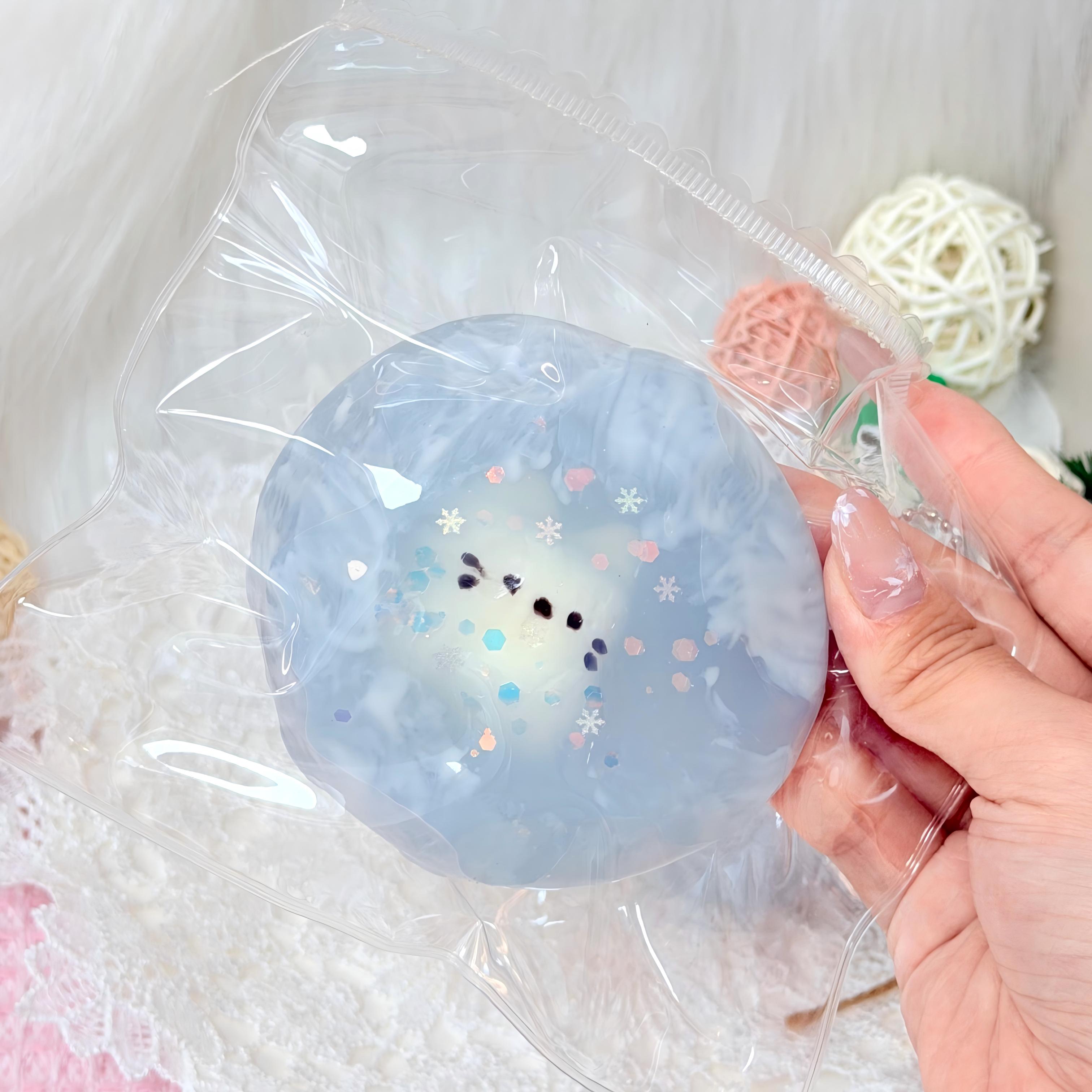 【泥っぽい感じ】Frozen World，，ねんねる，押して潰せるおもちゃ，ストレス解消おもちゃ，食べられません.Squishy，Stress Relief Toy，high-quality handmade product. Not a food item.  A perfect gift.