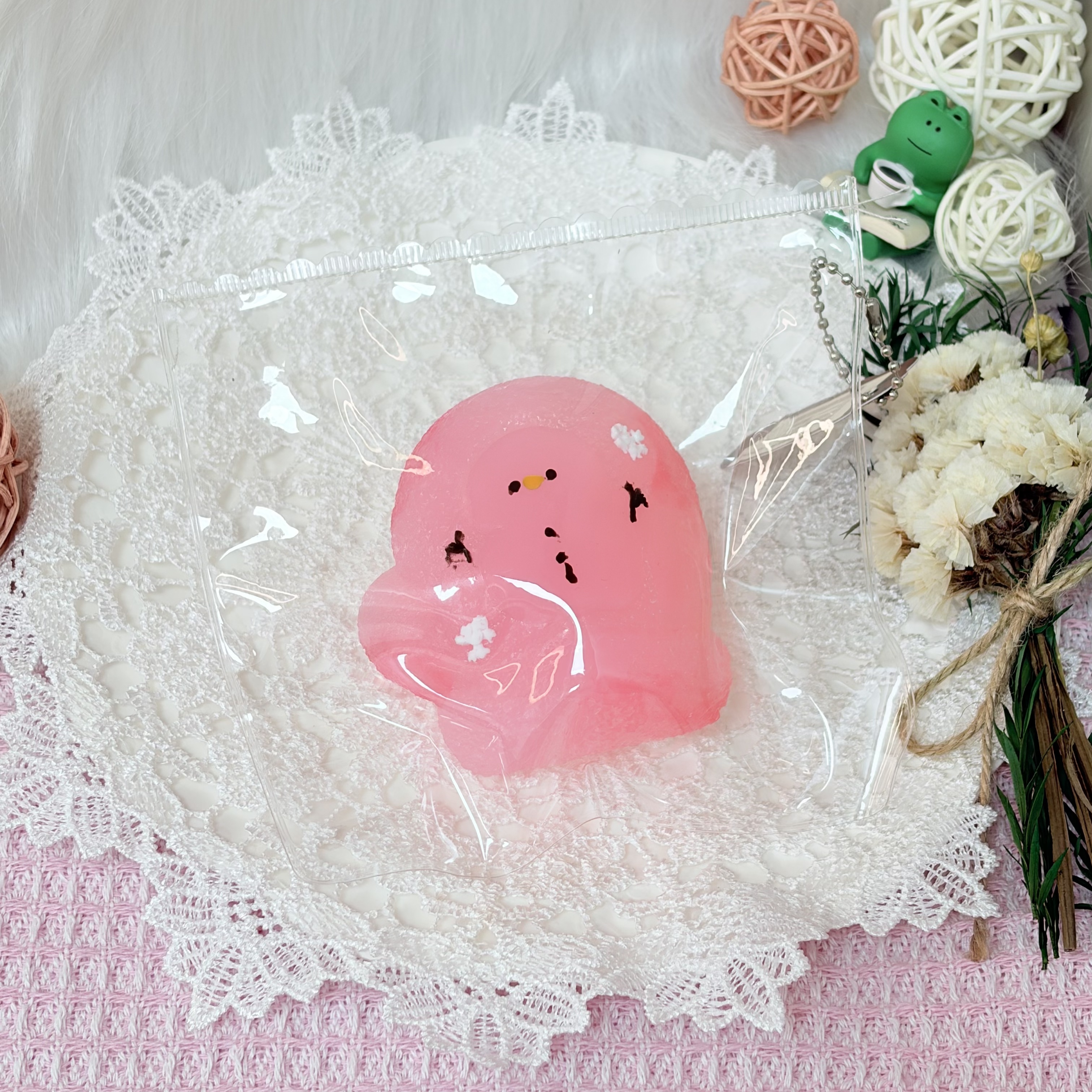 【ココナッツオイルシリーズ】、押し潰せるおもちゃ、高品質なハンドメイド製品。 食品ではありません。 完璧な贈り物です。 ストレス解消おもちゃ