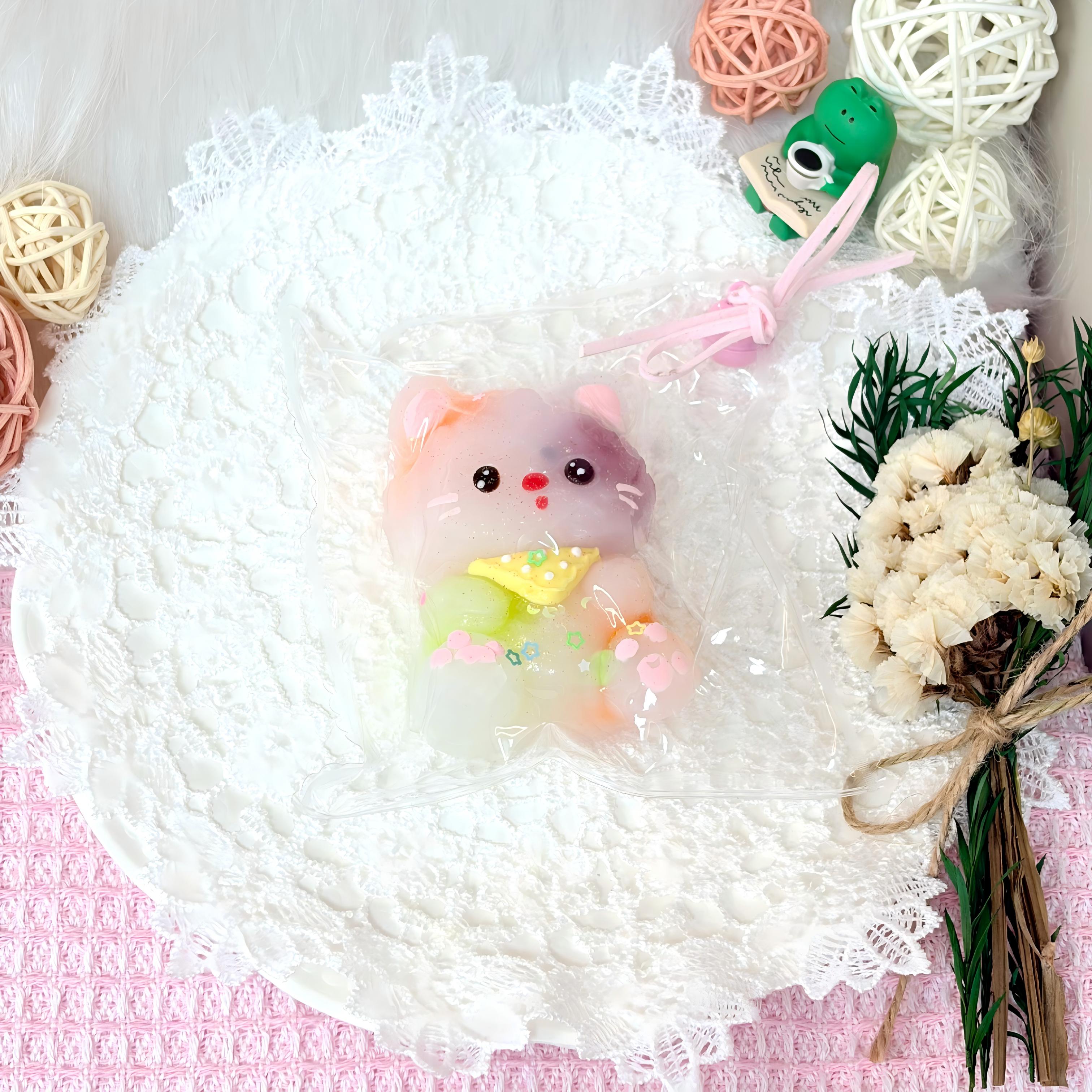 【ココナッツオイルシリーズ】、押し潰せるおもちゃ、高品質なハンドメイド製品。 食品ではありません。 完璧な贈り物です。 ストレス解消おもちゃ