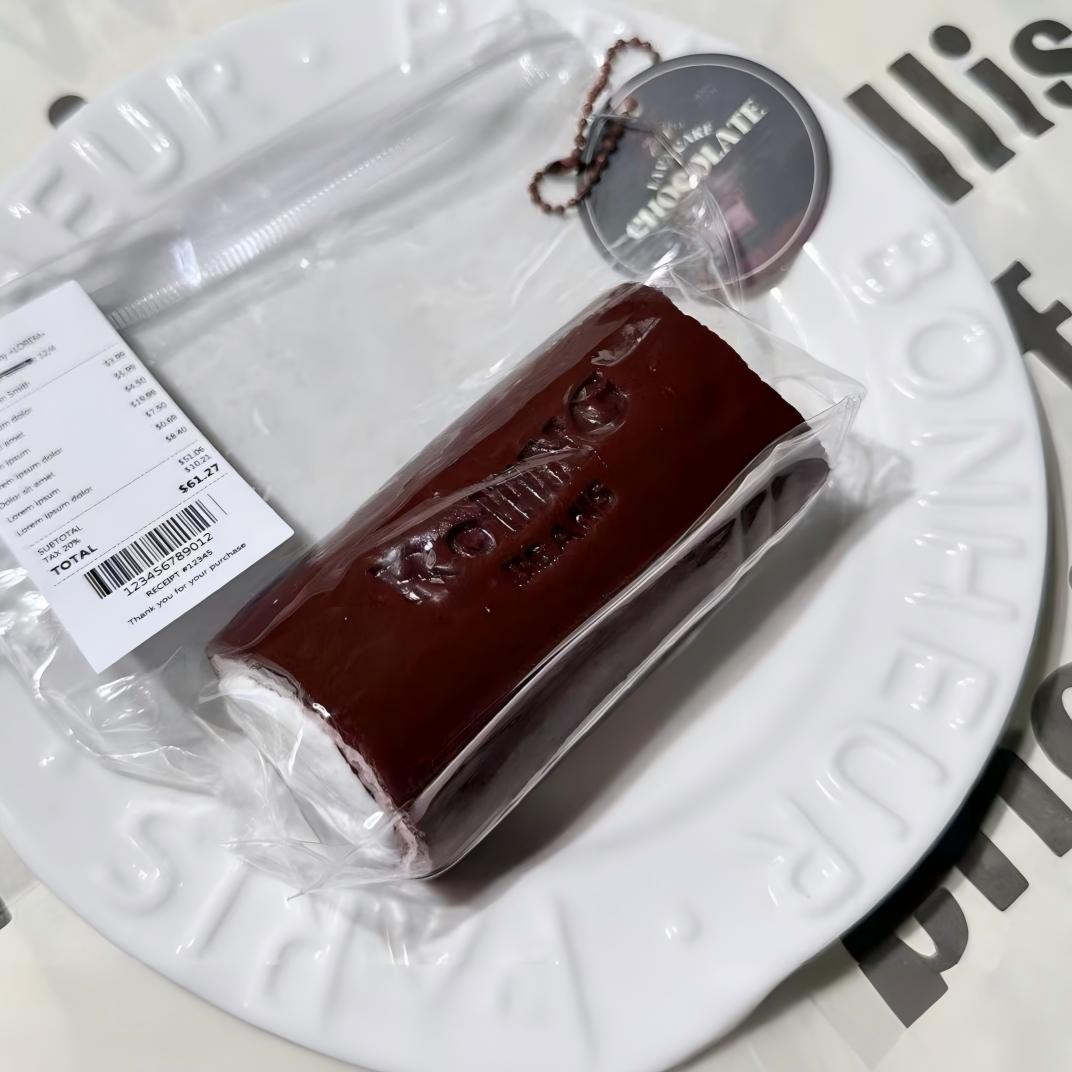 【泥っぽい感じ】Swiss Roll，押して潰せるおもちゃ，ストレス解消おもちゃ，食べられません.Squishy，Stress Relief Toy，high-quality handmade product. Not a food item.  A perfect gift.