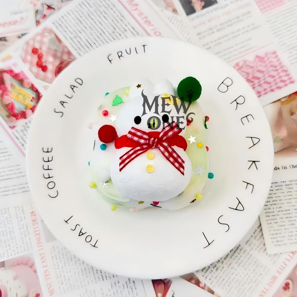 Miffy Snowman ，ねんねる，押して潰せるおもちゃ，high-quality handmade product. Not a food item.  A perfect gift.ストレス解消おもちゃ.