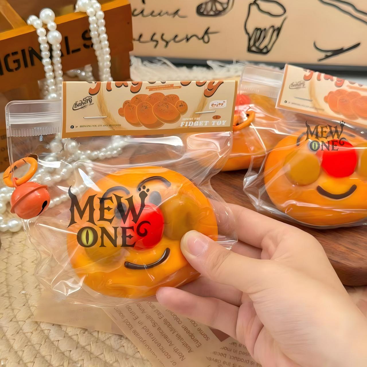 Anpanman (Breadman) toy with a clay-like texture, very realistic feel, and made of safe silicone material.