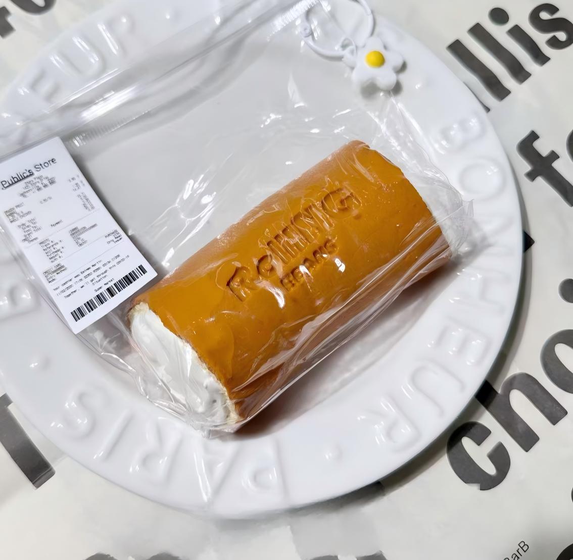 【泥っぽい感じ】Swiss Roll，押して潰せるおもちゃ，ストレス解消おもちゃ，食べられません.Squishy，Stress Relief Toy，high-quality handmade product. Not a food item.  A perfect gift.