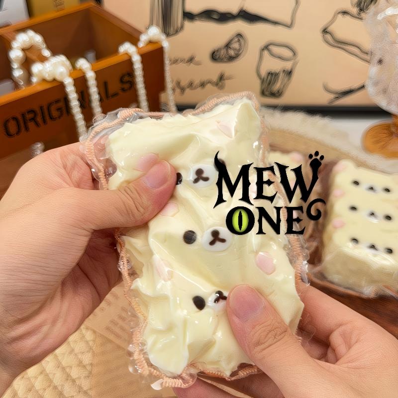  Rilakkuma ，リラックマ，ねんねる，押して潰せるおもちゃ，high-quality handmade product. Not a food item.  A perfect gift.ストレス解消おもちゃ.