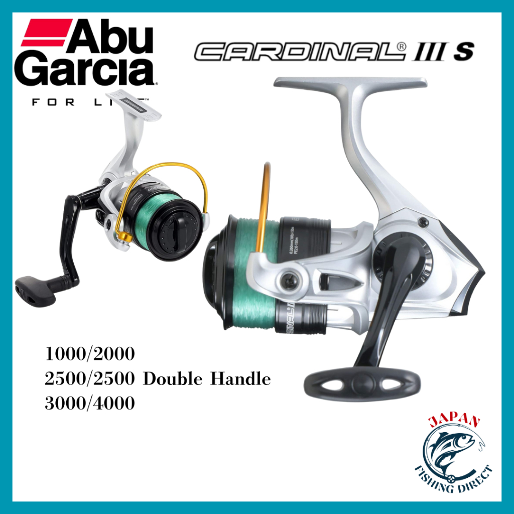 AbuGarcia CARDINAL III Spinning Reel with Line - Various Sizes