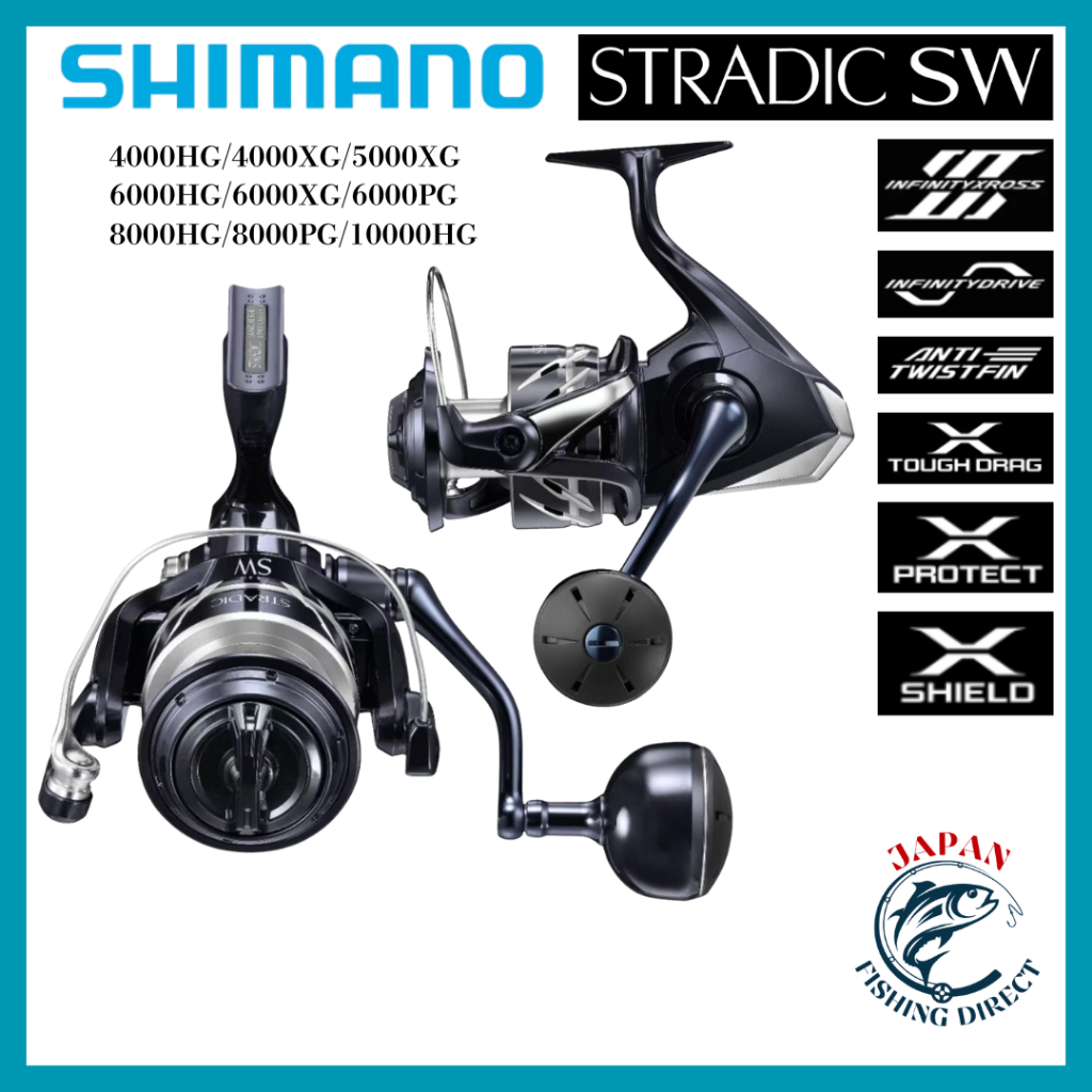 SHIMANO Large Spinning Reel 24 Stradic SW Series – Japan Fishing