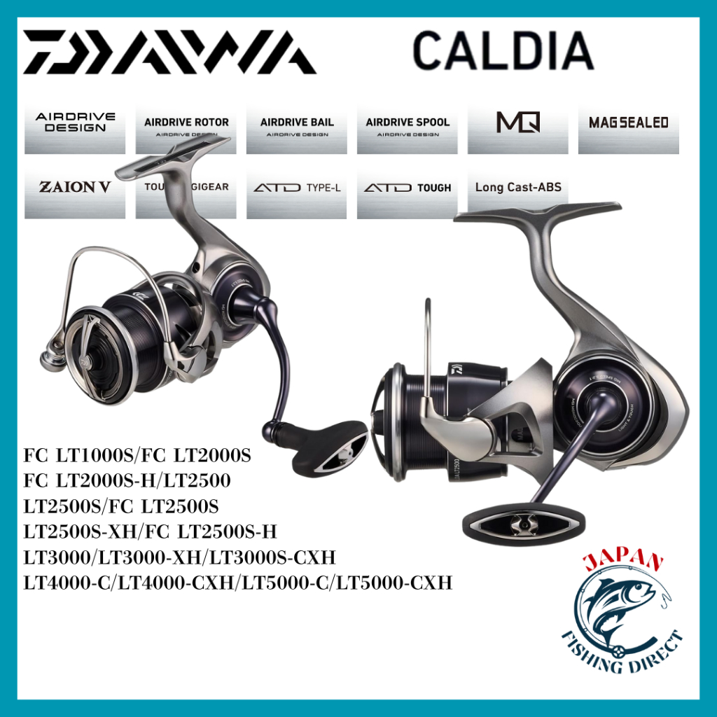 Daiwa 25 CALDIA Spinning Reel Series