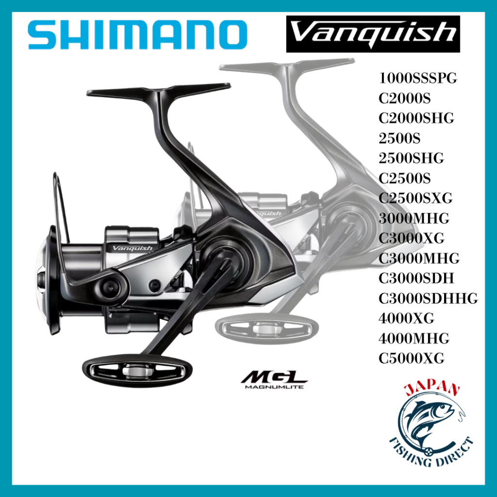 SHIMANO Spinning Reel 23 Vanquish Series