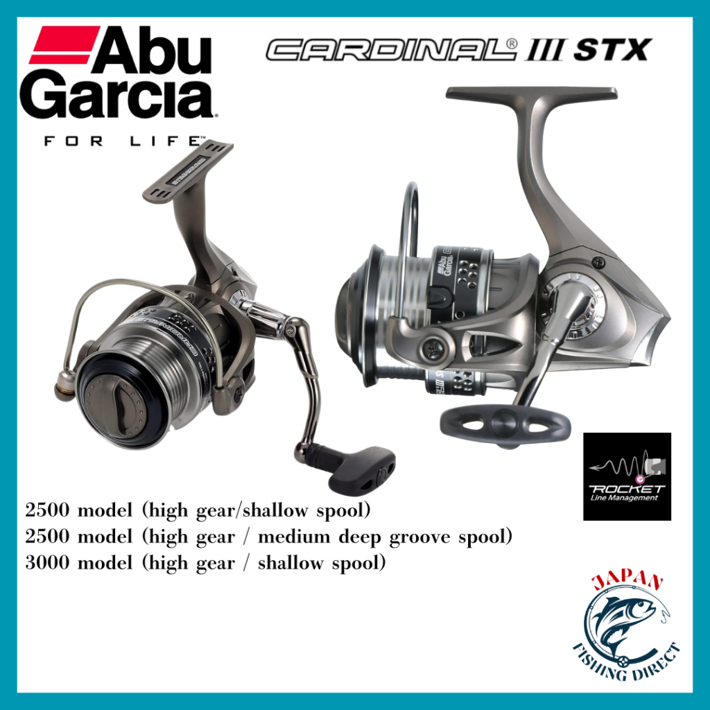 AbuGarcia CARDINAL III STX Spinning Reel with Spare Spool