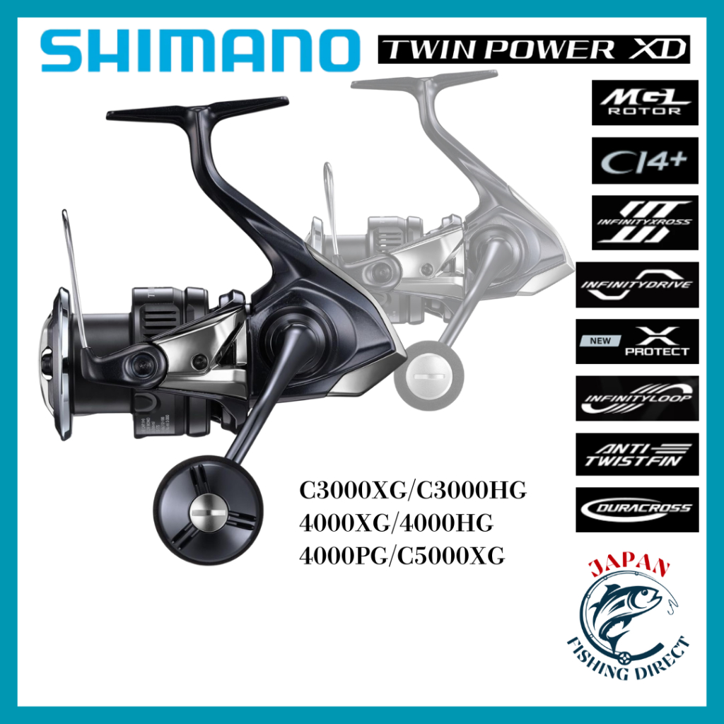 Shimano 25 Twin Power XD Spinning Reel Series – Japan Fishing Direct