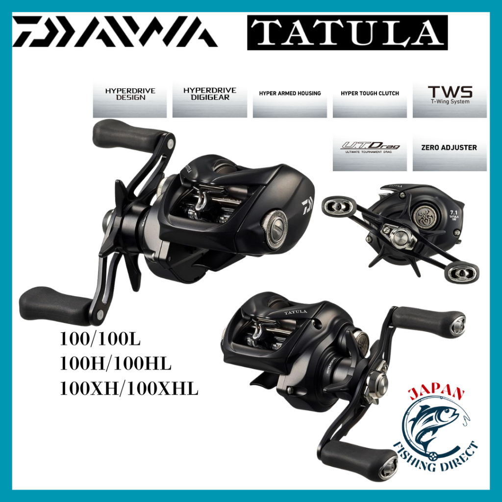 DAIWA 24 TATULA TW Baitcasting Reel Series