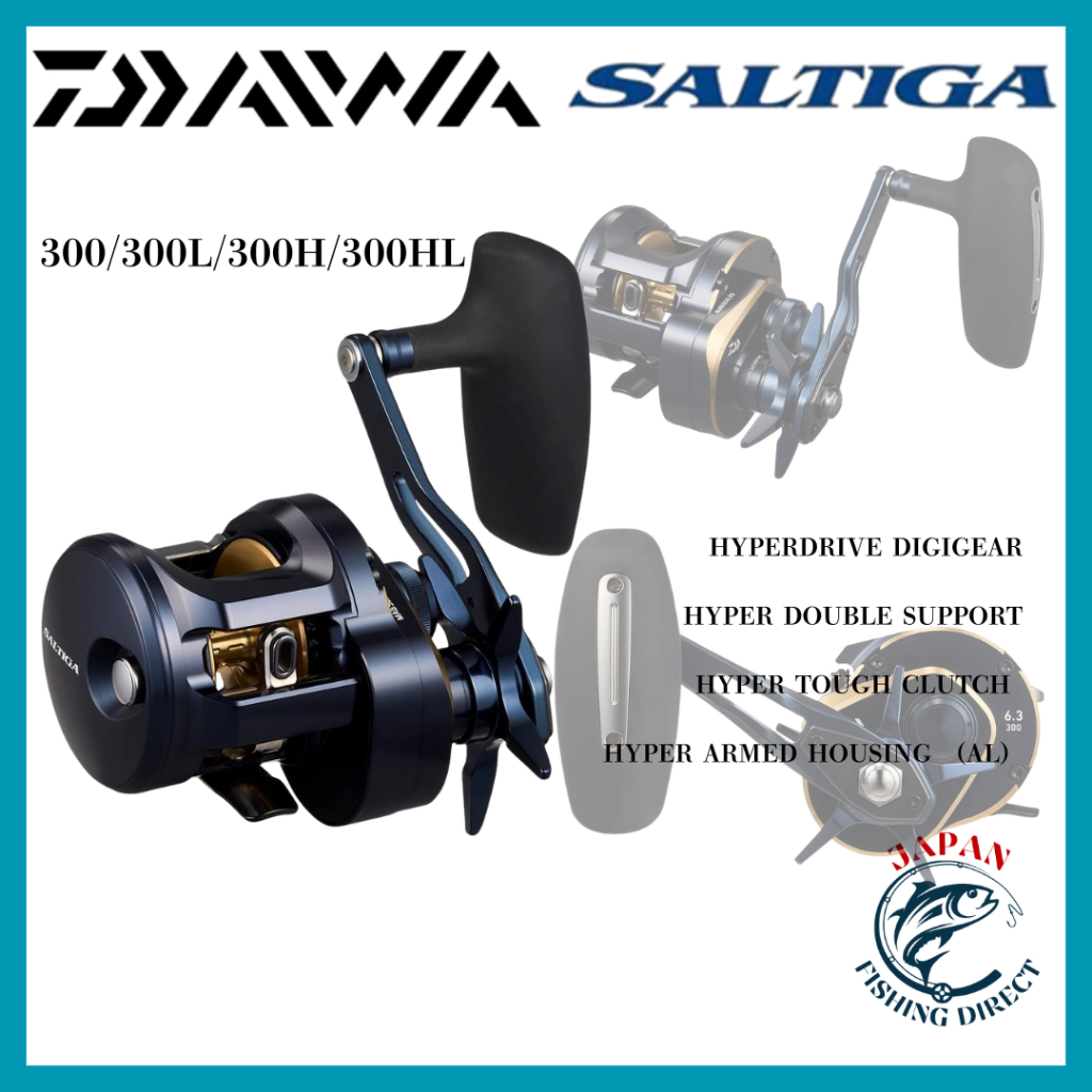 DAIWA SALTIGA Jigging Bait Reel Series 300 (2025 model)