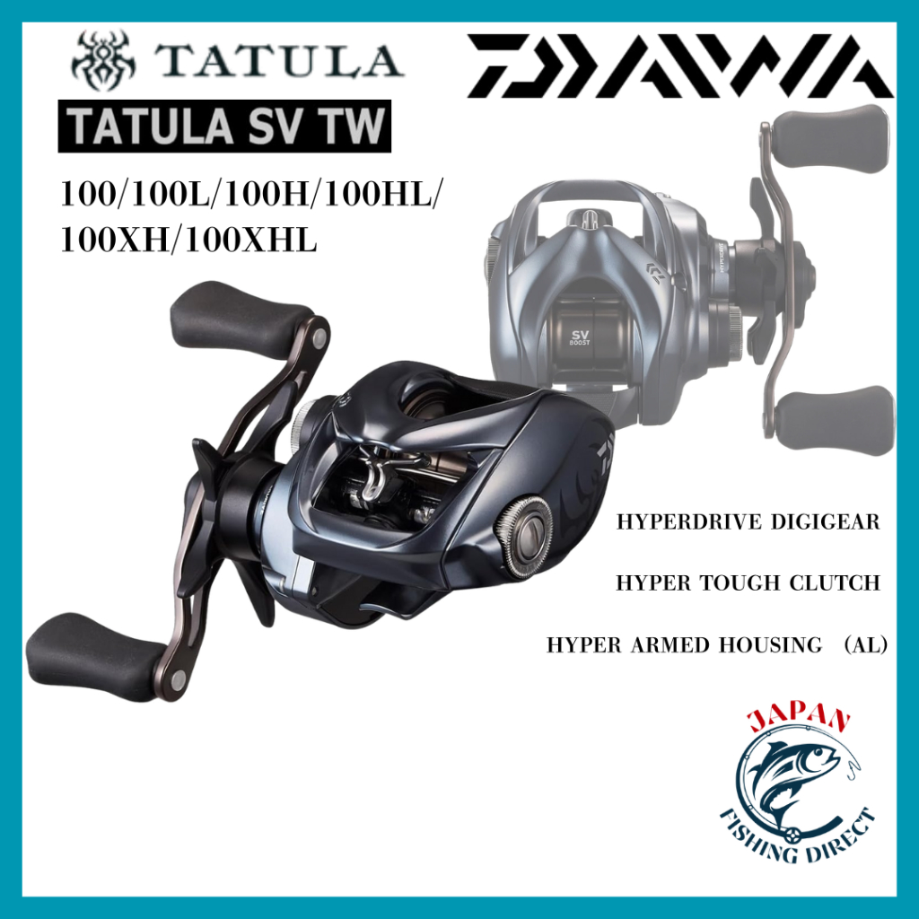 DAIWA Tatula SV TW 100 Series Baitcasting Reel