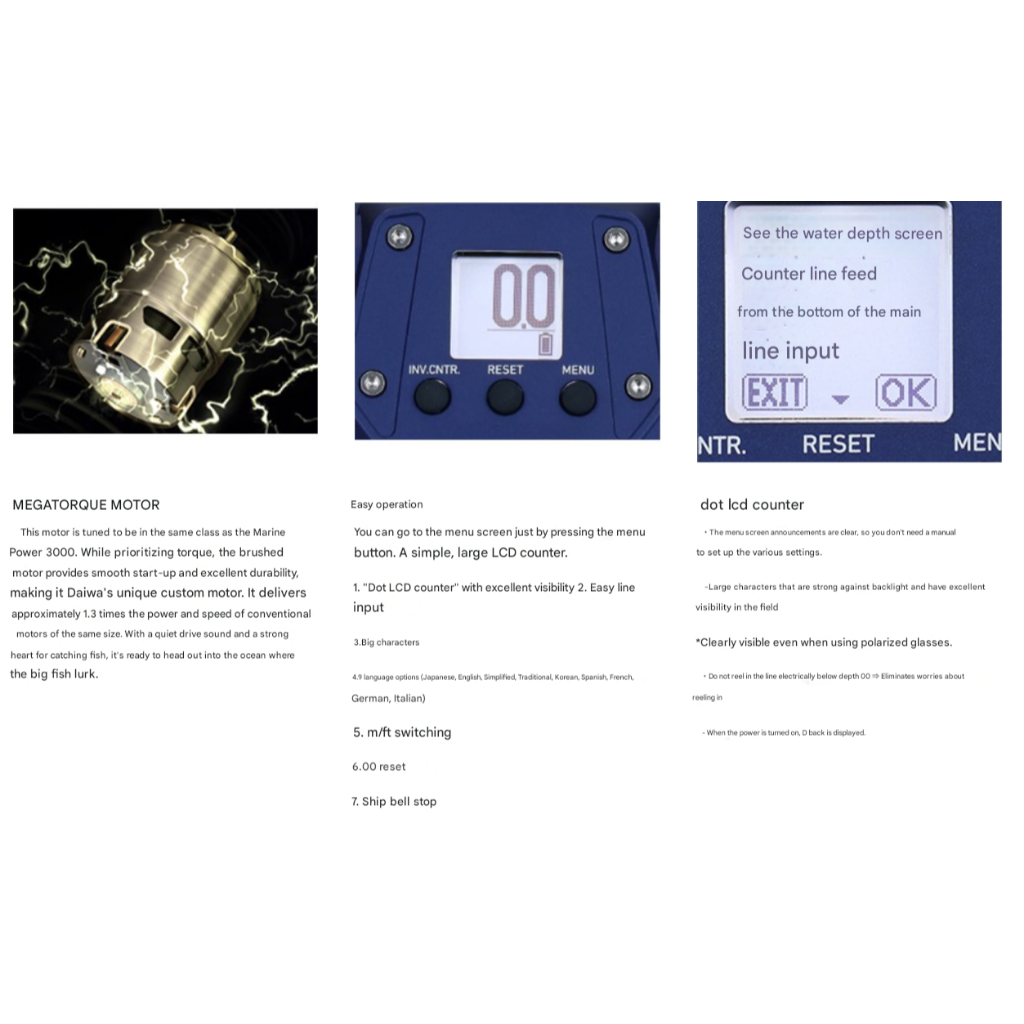 Daiwa Sea Power 800/1200 Electric Reel