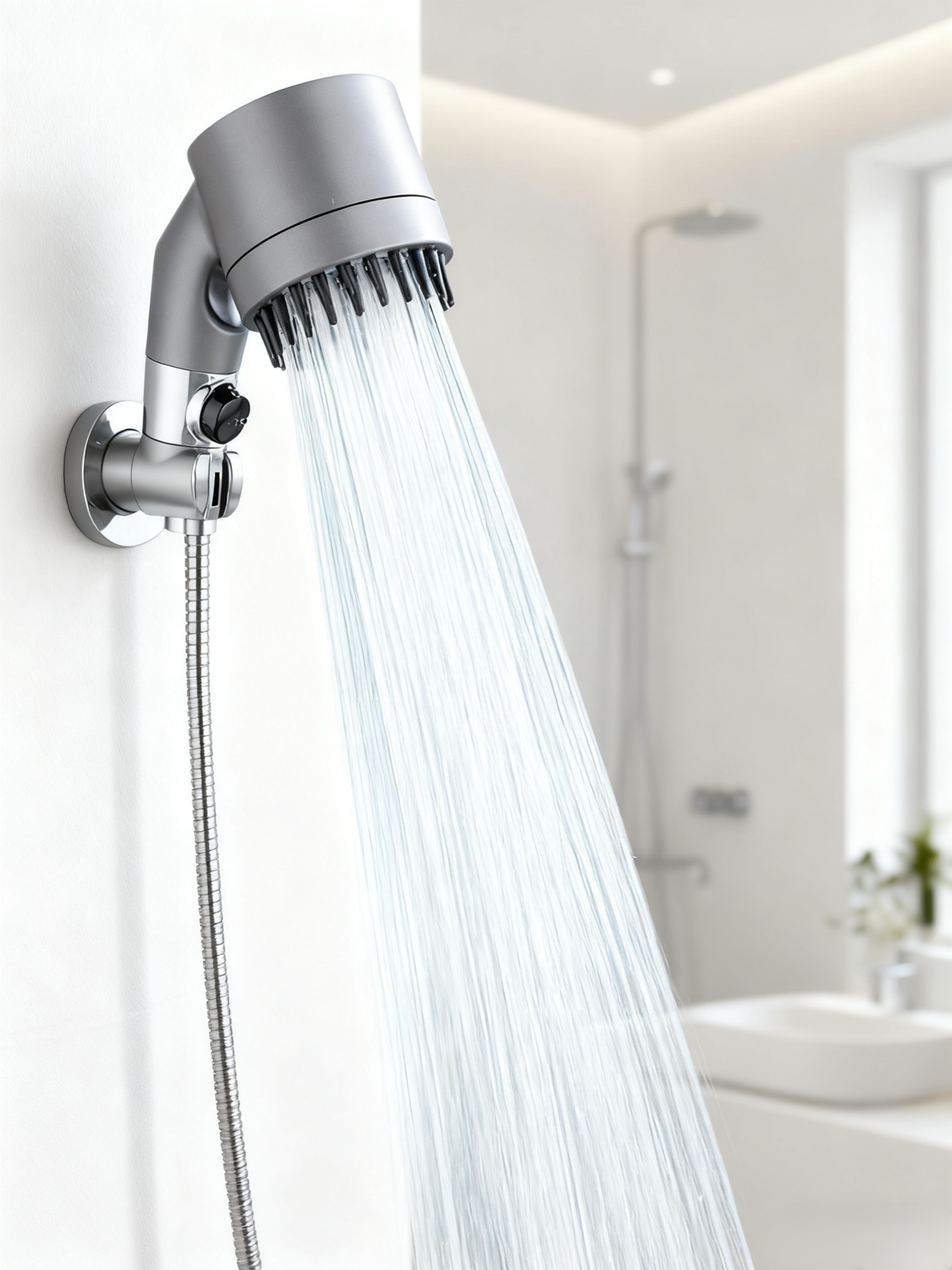 German massage multifunctional one-button adjustment shower head 