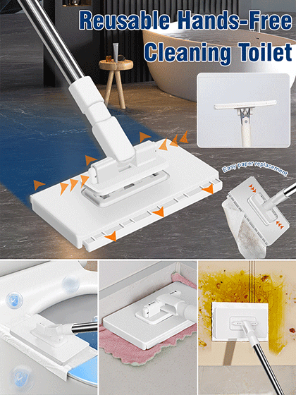 【Self-grabbing 2.0】No-touch mop
