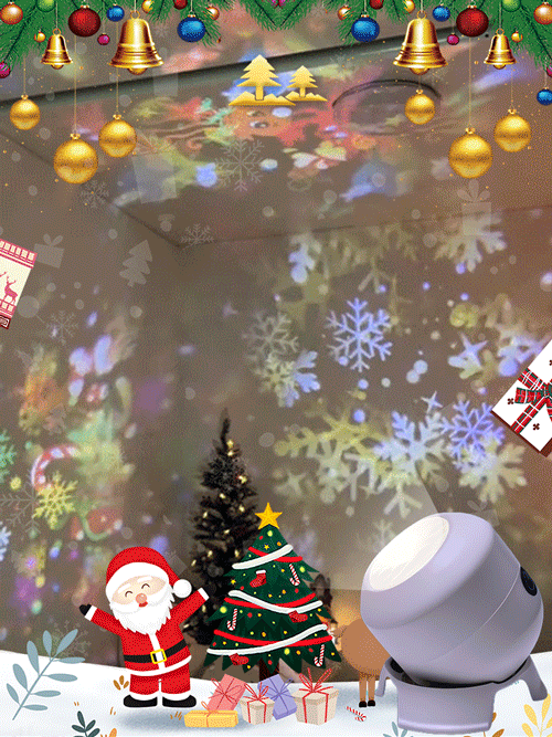 Colorful Rotating Festival Decorative Lights