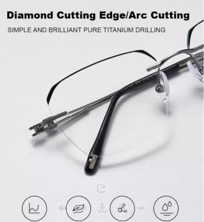 Ultra-light blue light blocking high-end reading glasses