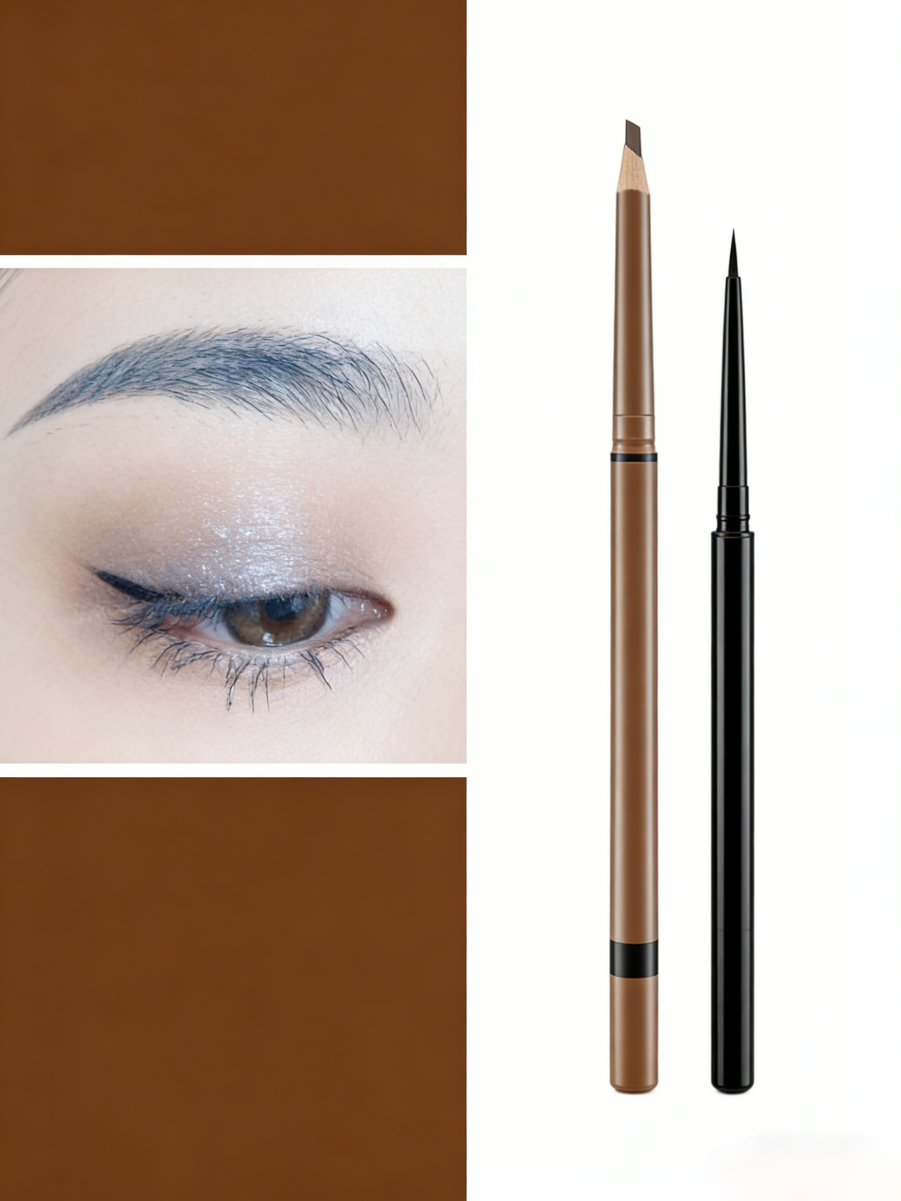 Simulation Liquid Rooted Eyebrow Pencil Wild Eyebrow Colorless Quad Eyebrow Pencil