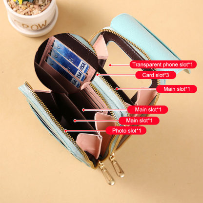 New Touch Screen Cell Phone Bag Fashion Women's Korean Style Crossbody One-Shoulder Bag Multifunctio