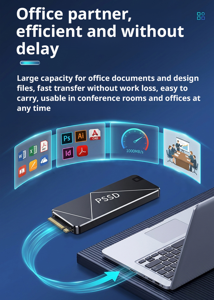 [High speed & stable] large capacity portable mini hard drive