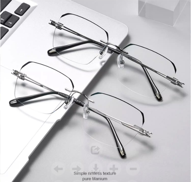 Ultra-light blue light blocking high-end reading glasses