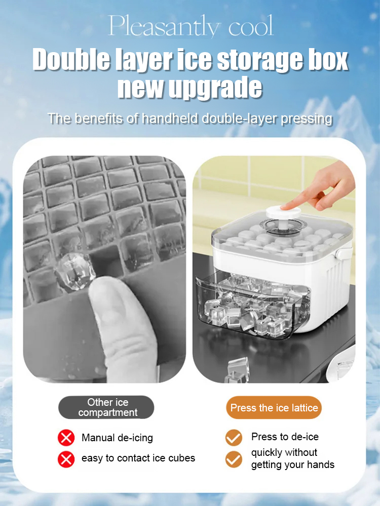 [Lazy Man's Artifact] Large Capacity Ice Maker That Doesn't Dirt Your Hands