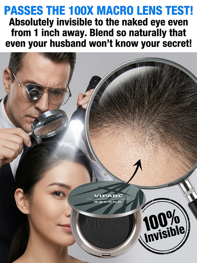 【Hair Styling Tool】Root Concealer Powder for Covering Gray Hair and Adding Volume