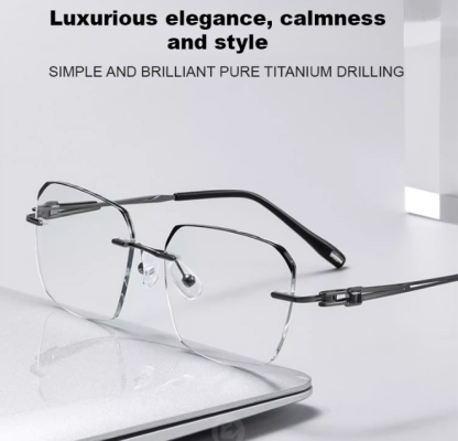 Ultra-light blue light blocking high-end reading glasses