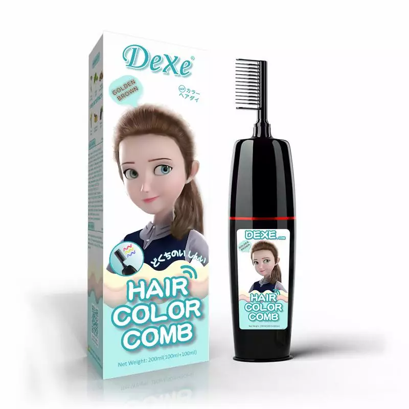 Plant-based bubble hair dye for black hair