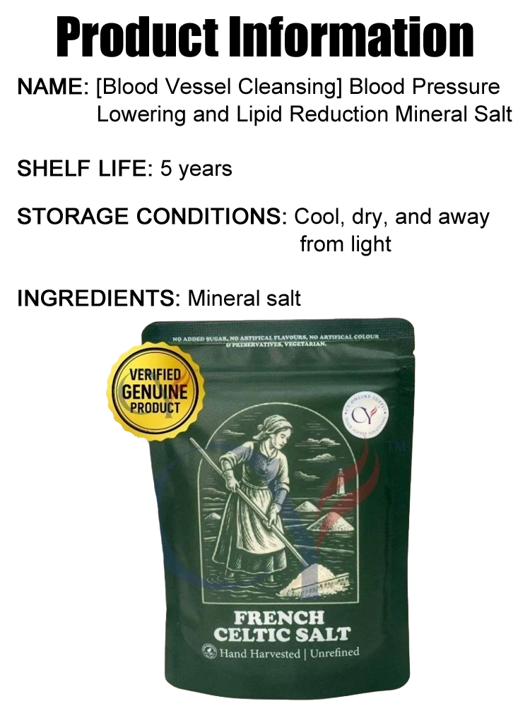 【Vascular Cleaning】Mineral Salt for Lowering Blood Pressure and Reducing Blood Lipids