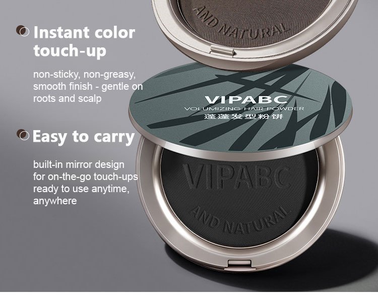 【Hair Styling Tool】Root Concealer Powder for Covering Gray Hair and Adding Volume