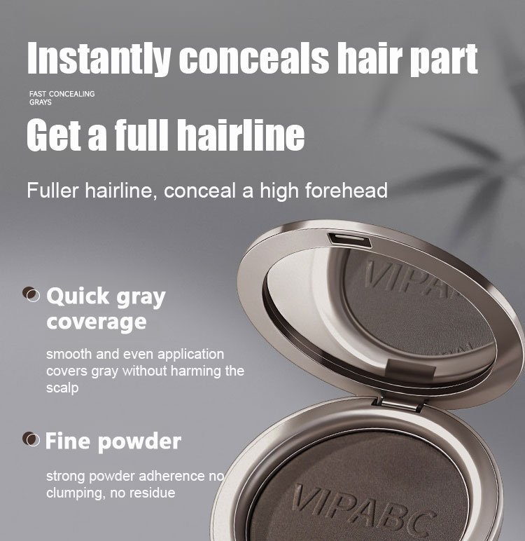 【Hair Styling Tool】Root Concealer Powder for Covering Gray Hair and Adding Volume