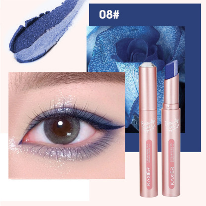 Gradient two-color lazy eye shadow stick