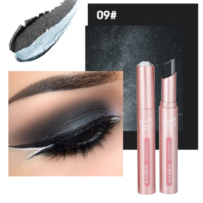 Gradient two-color lazy eye shadow stick