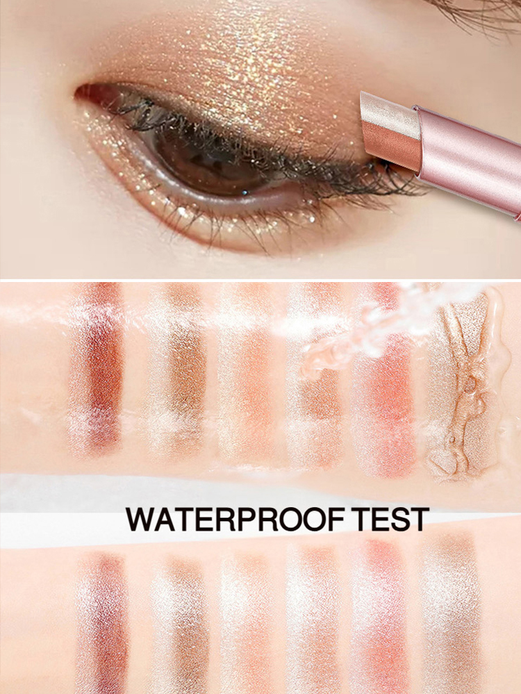 Gradient two-color lazy eye shadow stick